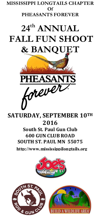 Pheasants Forever 2016 Shoot Web Flyer