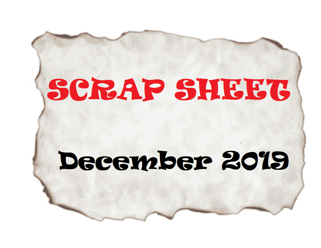 Scrap Sheet Graphic – December 2019